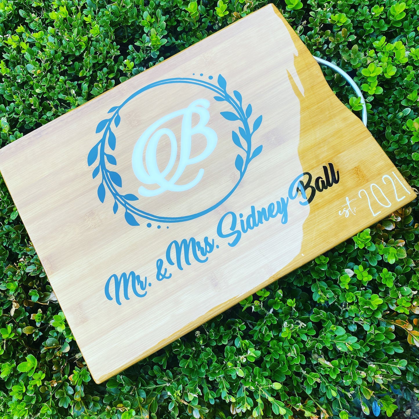 Monogram Cutting Board