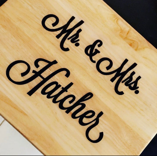 Monogram Cutting Board